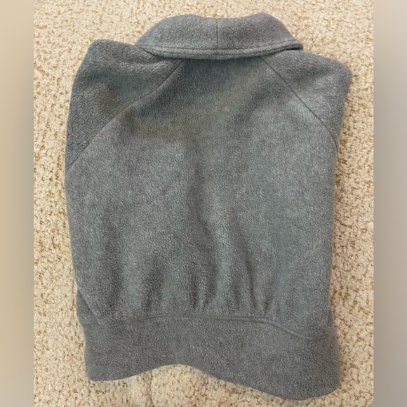 Girls Size 8 Gray fleece crop pullover sweatshirt -Go Warm - Picture 9 of 11